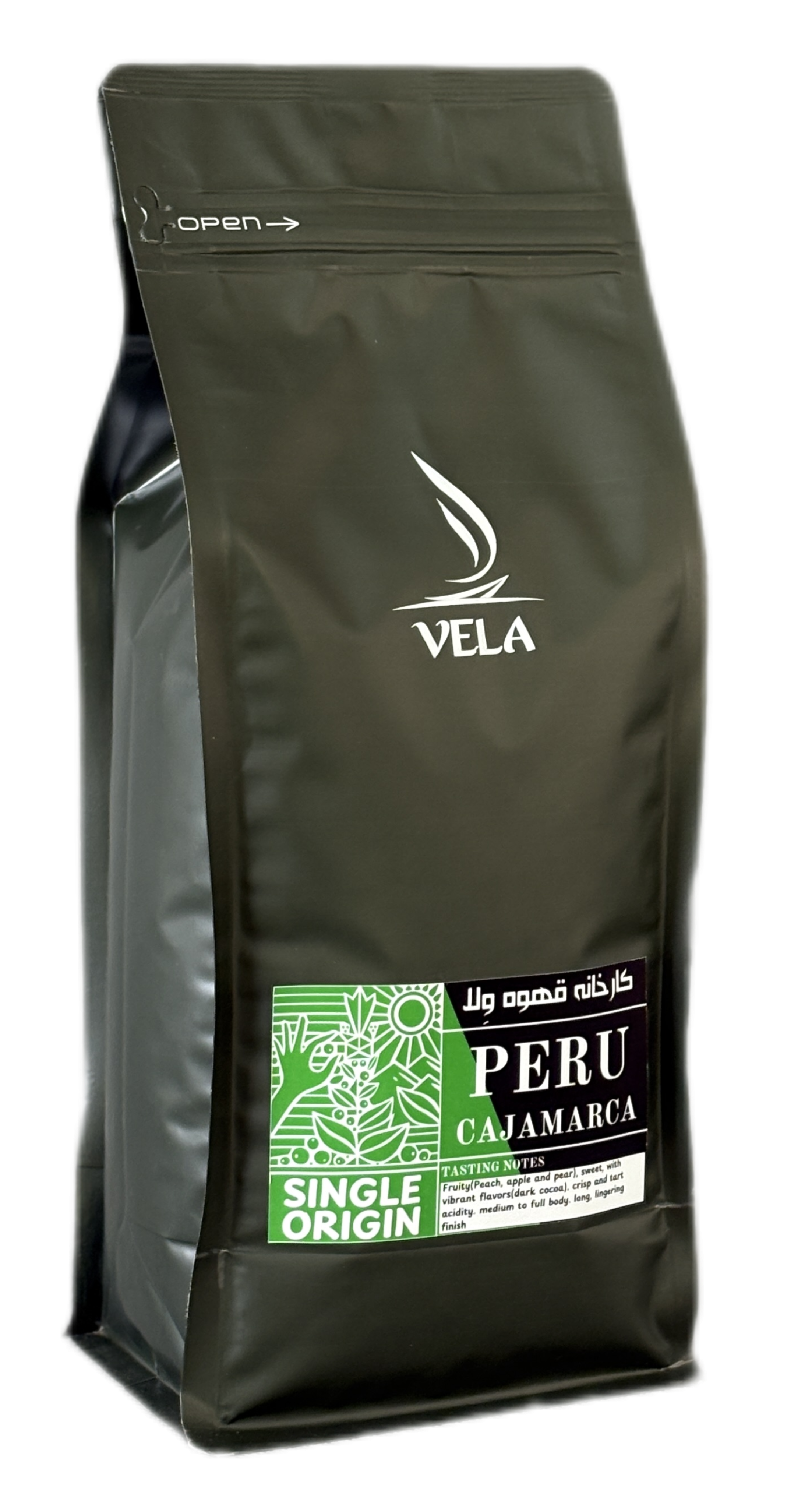 قهوه ۱۰۰ درصد عربیکا پرو به صورت یک کیلو گرمی